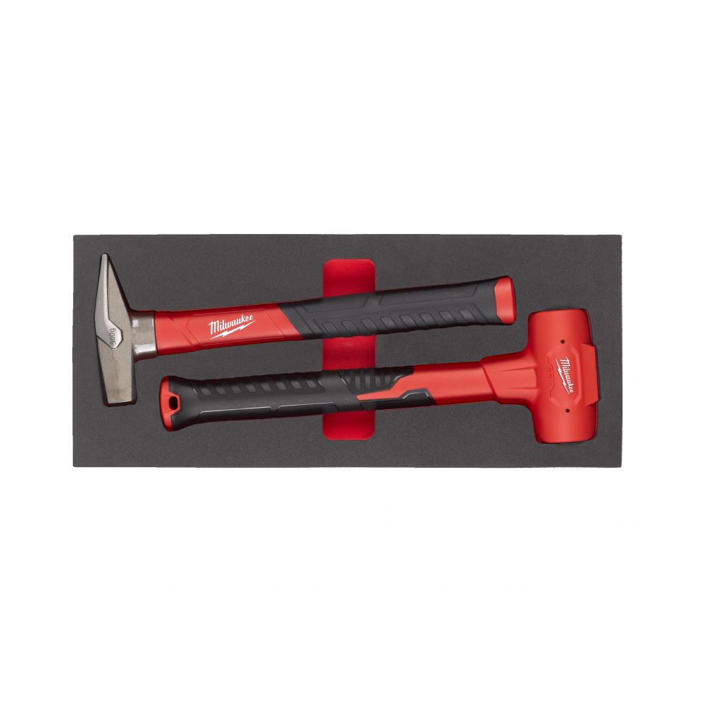 Schlosser- und Schonhammer Einlage 2-teilige Einlage für Werkstattwagen 78 cm